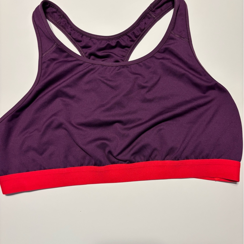 Old Navy Purple and Red Sports Bra